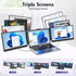 Gamvity S2 Triple Laptop Screen Extender 14-Inch FHD 1080P IPS Dual Portable Monitor for Laptop