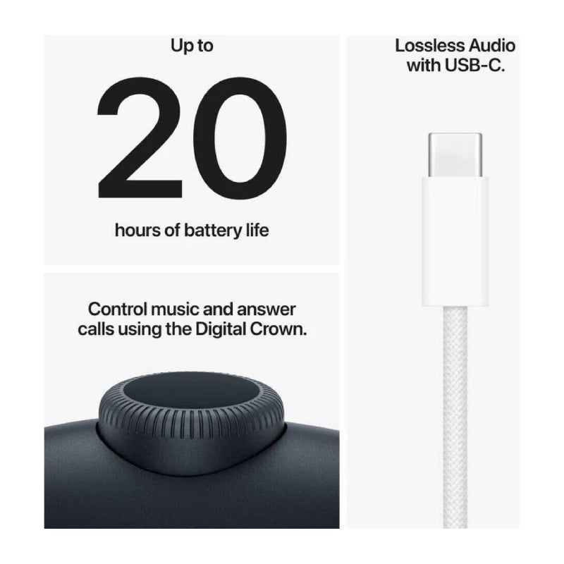 Apple AirPods Max 2 Wireless Headphones - Midnight | IT Care Kuwait