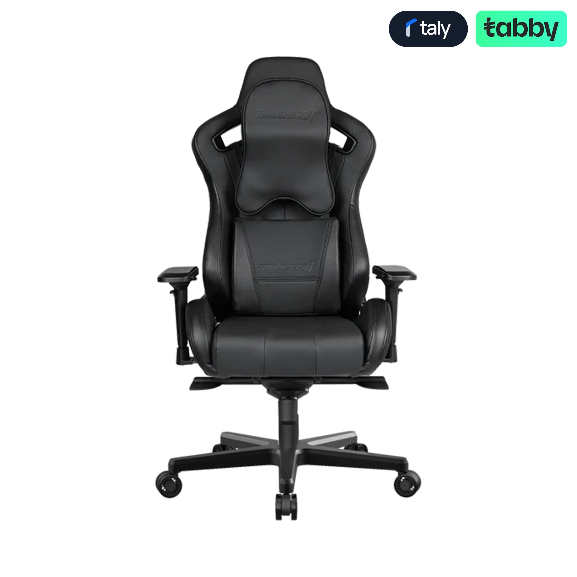 Anda Seat Dark Knight XL High - Back Ergonomic Gaming Chair – Premium PVC Leather, 4D Armrests (Black)IT CareGaming Chair