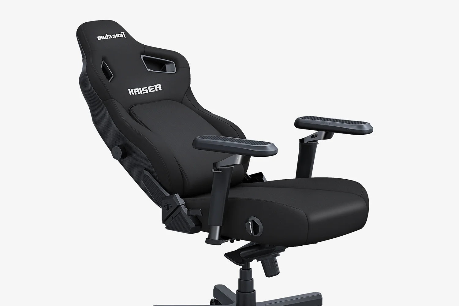 AndaSeat Kaiser 4 XL Ergonomic Gaming Chair – Linen Fabric, 6D Armrests, Pop - Out Lumbar (Black)IT CareGaming Chair
