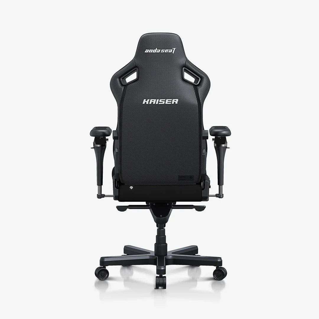 AndaSeat Kaiser 4 XL Ergonomic Gaming Chair – Linen Fabric, 6D Armrests, Pop - Out Lumbar (Black)IT CareGaming Chair