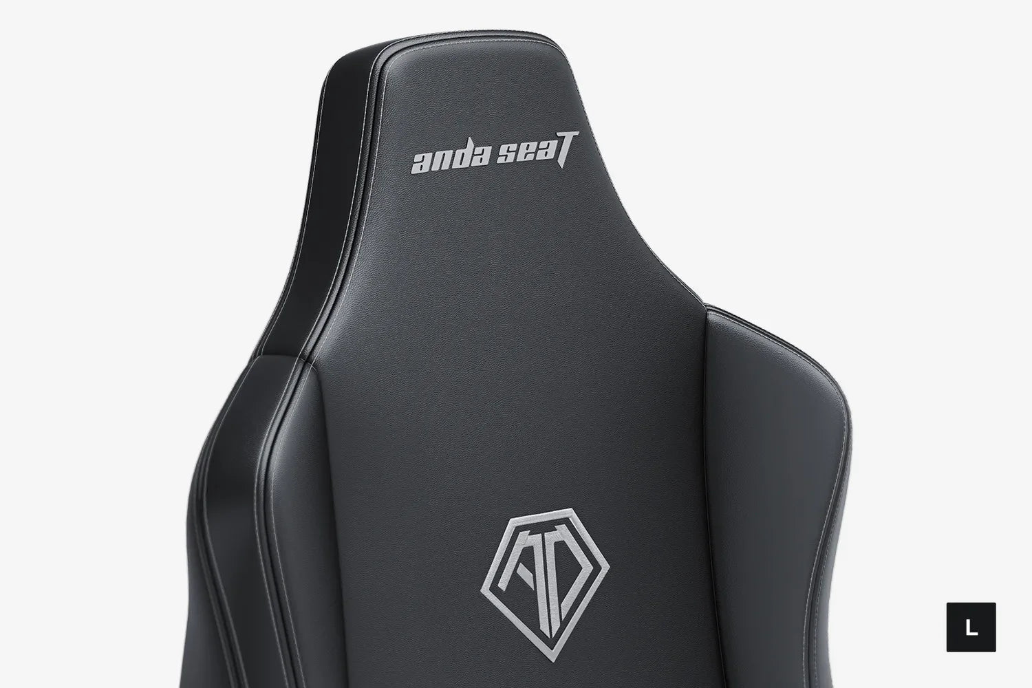 AndaSeat Novis Large Ergonomic Gaming Chair – PVC Leather & Linen Upholstery, Reclining (Black, AD23 - L - 01 - B - PV)IT CareGaming Chair