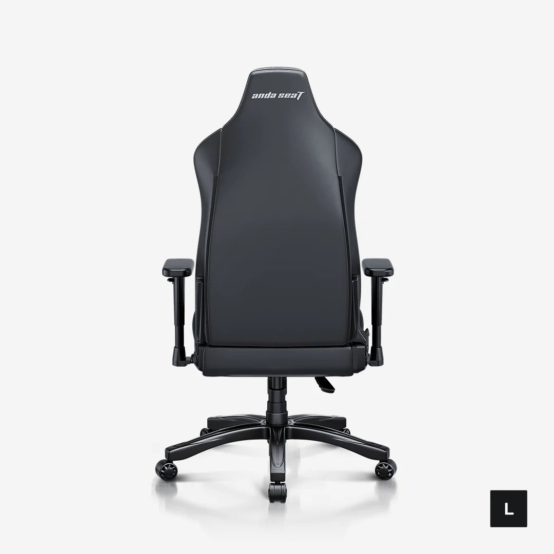 AndaSeat Novis Large Ergonomic Gaming Chair – PVC Leather & Linen Upholstery, Reclining (Black, AD23 - L - 01 - B - PV)IT CareGaming Chair