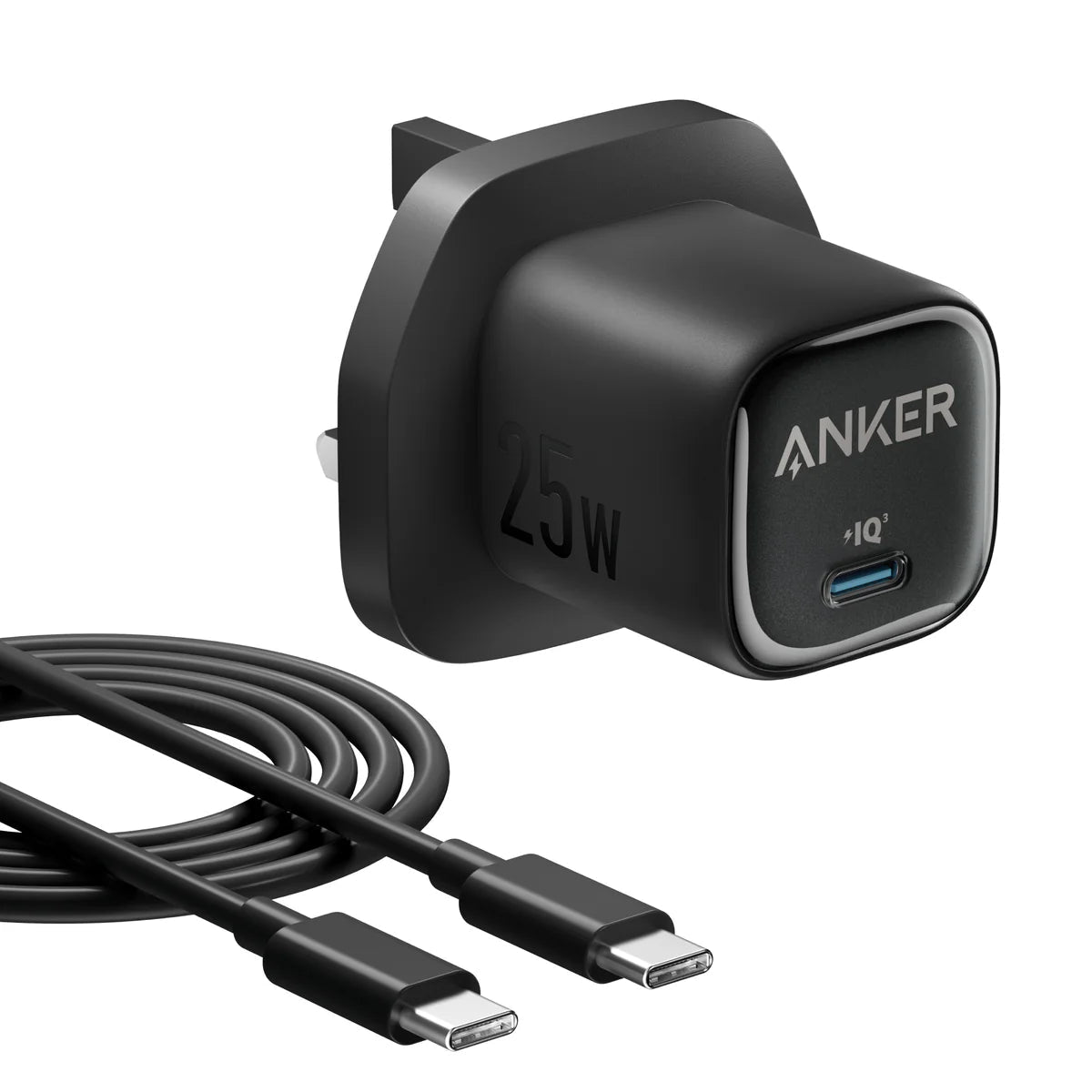 Anker 25W Compact USB-C Wall Charger with 5ft USB-C Cable | IT Care Kuwait
