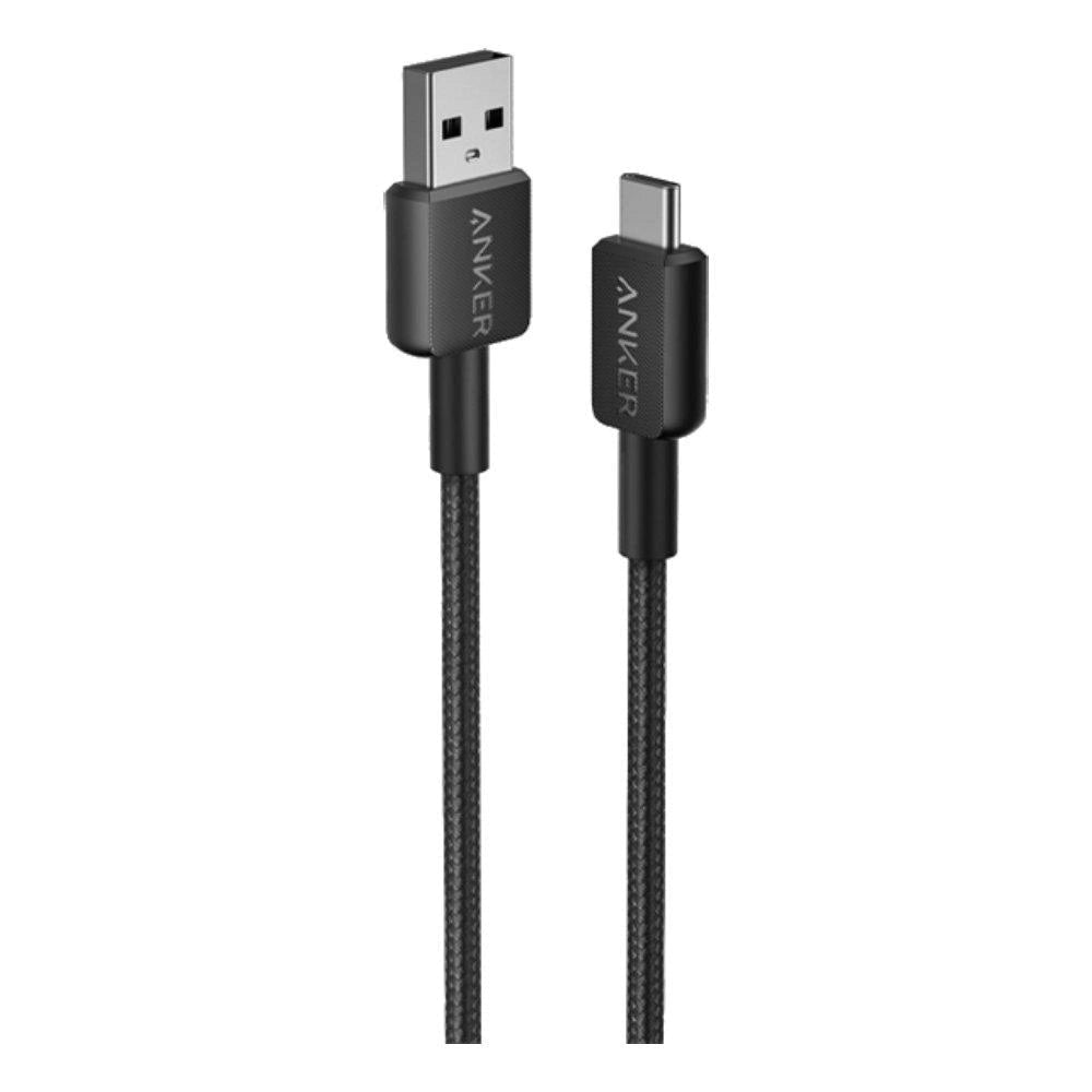 Anker 322 USB - A to USB - C Cable (3ft Braided) BlackIT CareCables & Converters