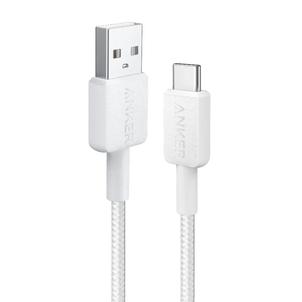 Anker 322 USB-A to USB-C Cable (3ft Braided) White | IT Care Kuwait