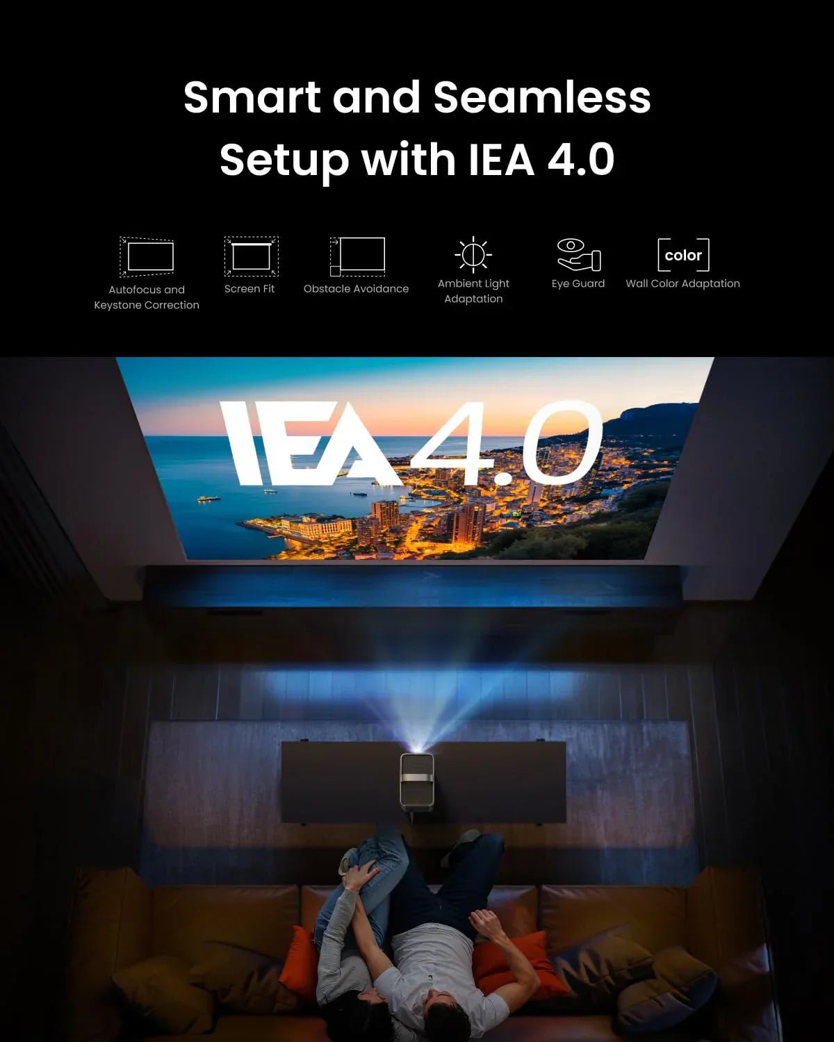 Anker Nebula Cosmos SE Laser Projector 4K 1800 ANSI Lumens | IT Care Kuwait
