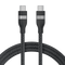 Anker USB-C to USB-C Cable (6 ft, 240W, Upcycled-Braided) Black | IT Care Kuwait