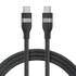 Anker USB - C to USB - C Cable (6 ft, 240W, Upcycled - Braided) BlackIT CareCables & Converters