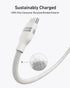 Anker USB - C to USB - C Cable (6 ft, 240W, Upcycled - Braided)WhiteIT CareCables & Converters