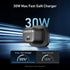 Anker Zolo 30W USB - C Wall Charger with USB - C to USB - C Cable – PD 3.0 GaN II Fast Charging, BlackIT CarePower Adapters