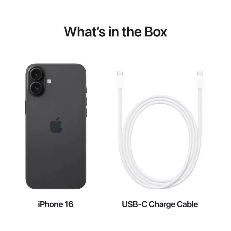 Apple iPhone 16 - 128GB / Black / 5G / 6.1"IT CareApple iPhone