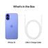 Apple iPhone 16 - 128GB / Ultramarine / 5G / 6.1"IT CareApple iPhone