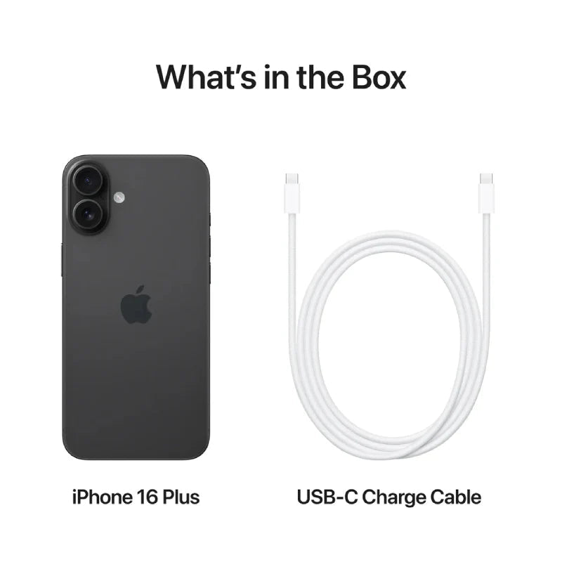 Apple iPhone 16 Plus - 512GB / Black / 5G / 6.7"IT CareApple iPhone