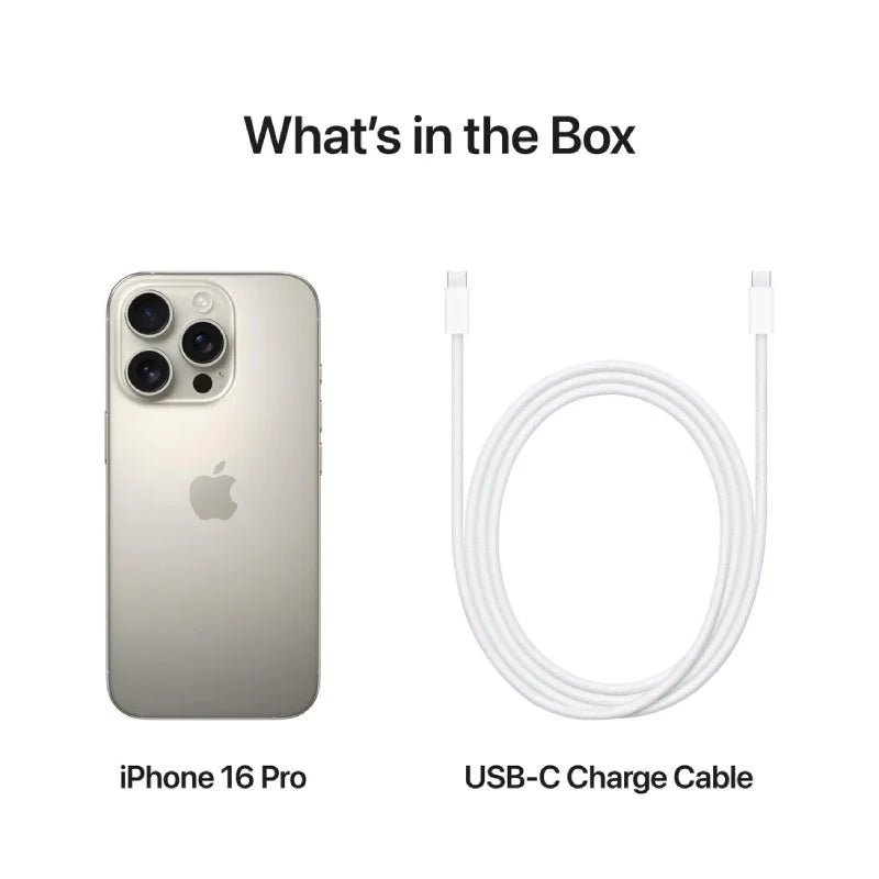 Apple iPhone 16 Pro - 512GB / Natural Titanium / 5G / 6.3"/ Middle East VersionIT CareApple iPhone