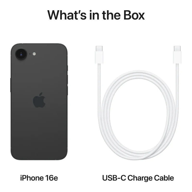 Apple iPhone 16e - 256GB / Black / 5G / 6.1"IT CareApple iPhone