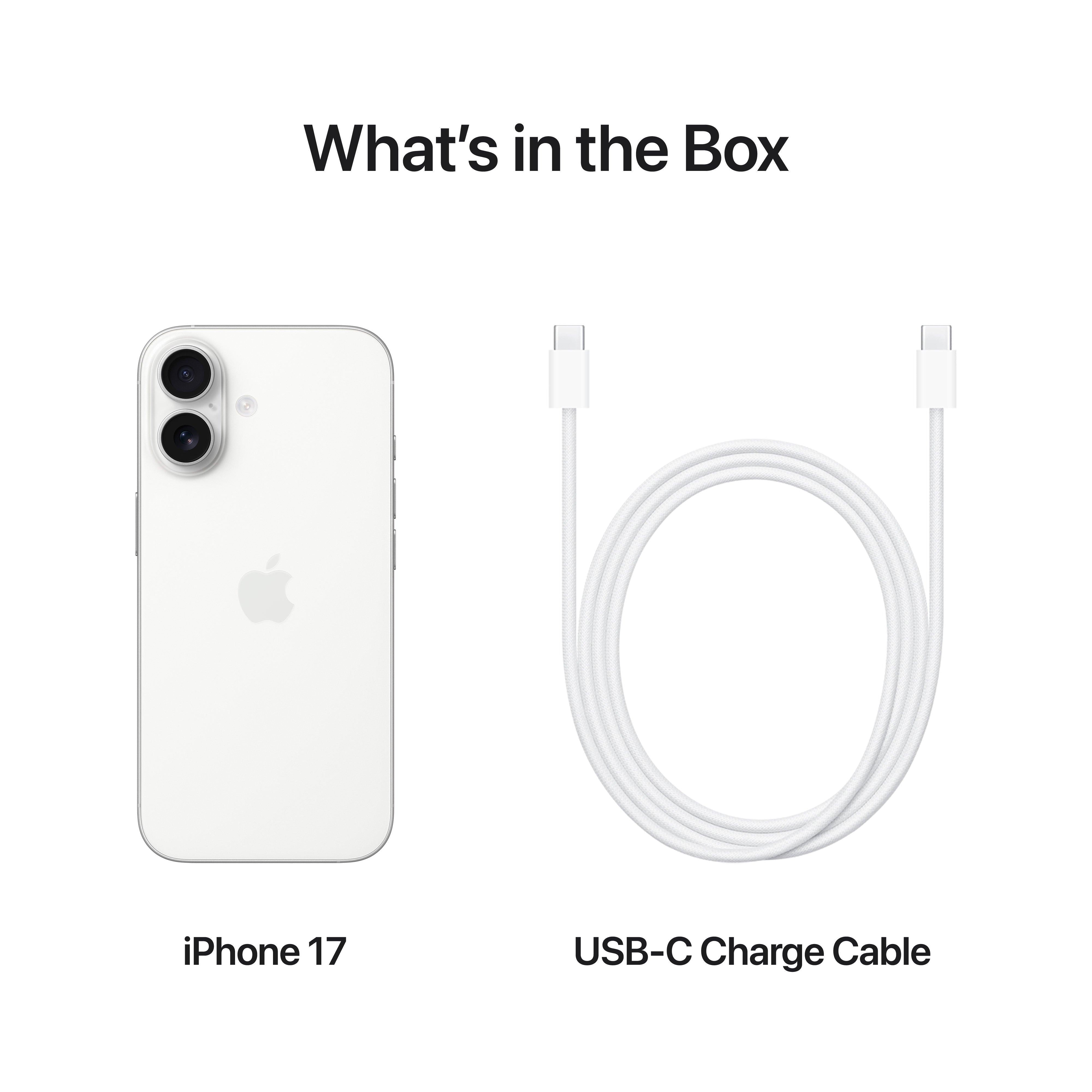 Apple iPhone 17 - 256GB / White / 5G / 6.3"IT CareApple iPhone