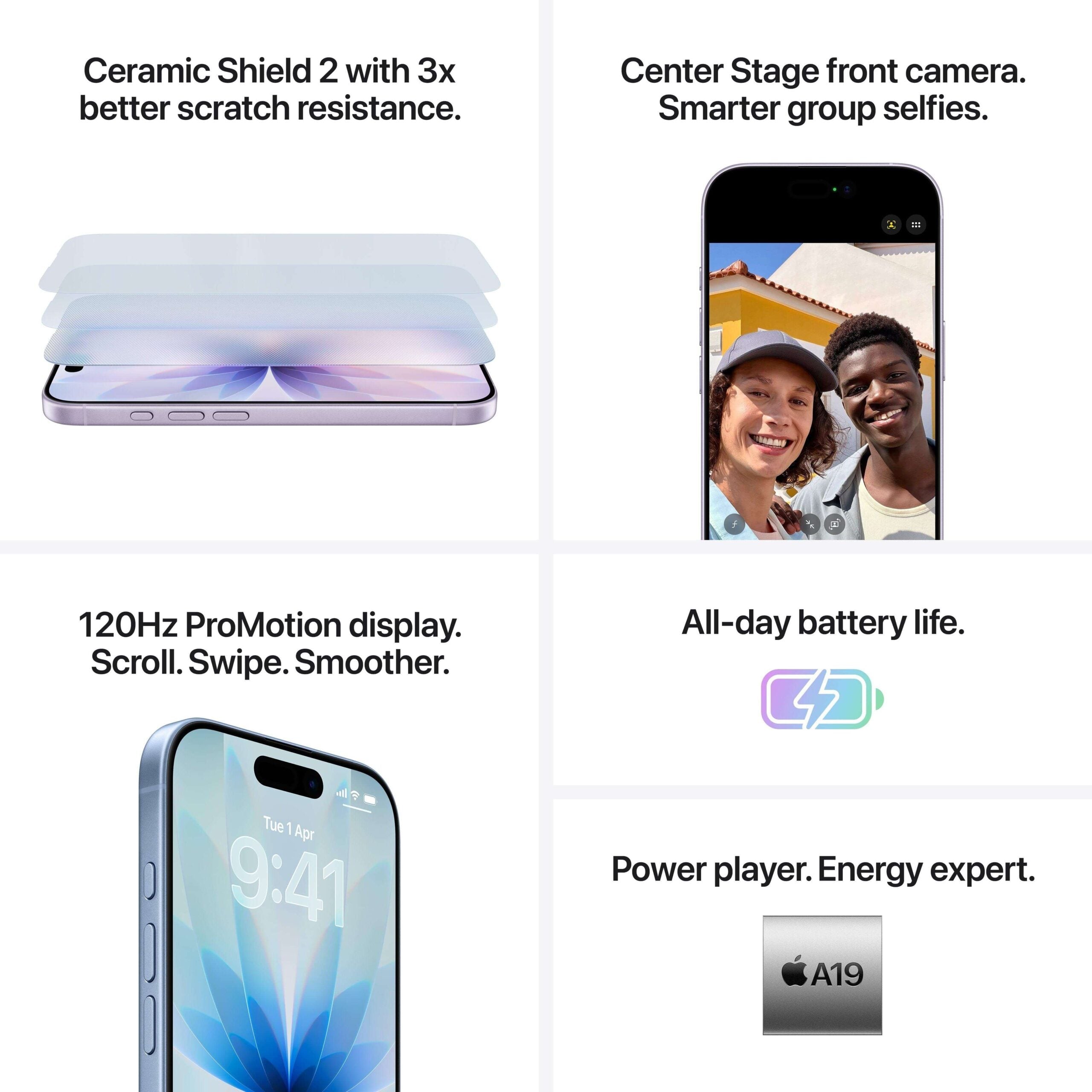 Apple iPhone 17 - 512GB / Lavender / 5G / 6.3" / Middle East | IT Care Kuwait