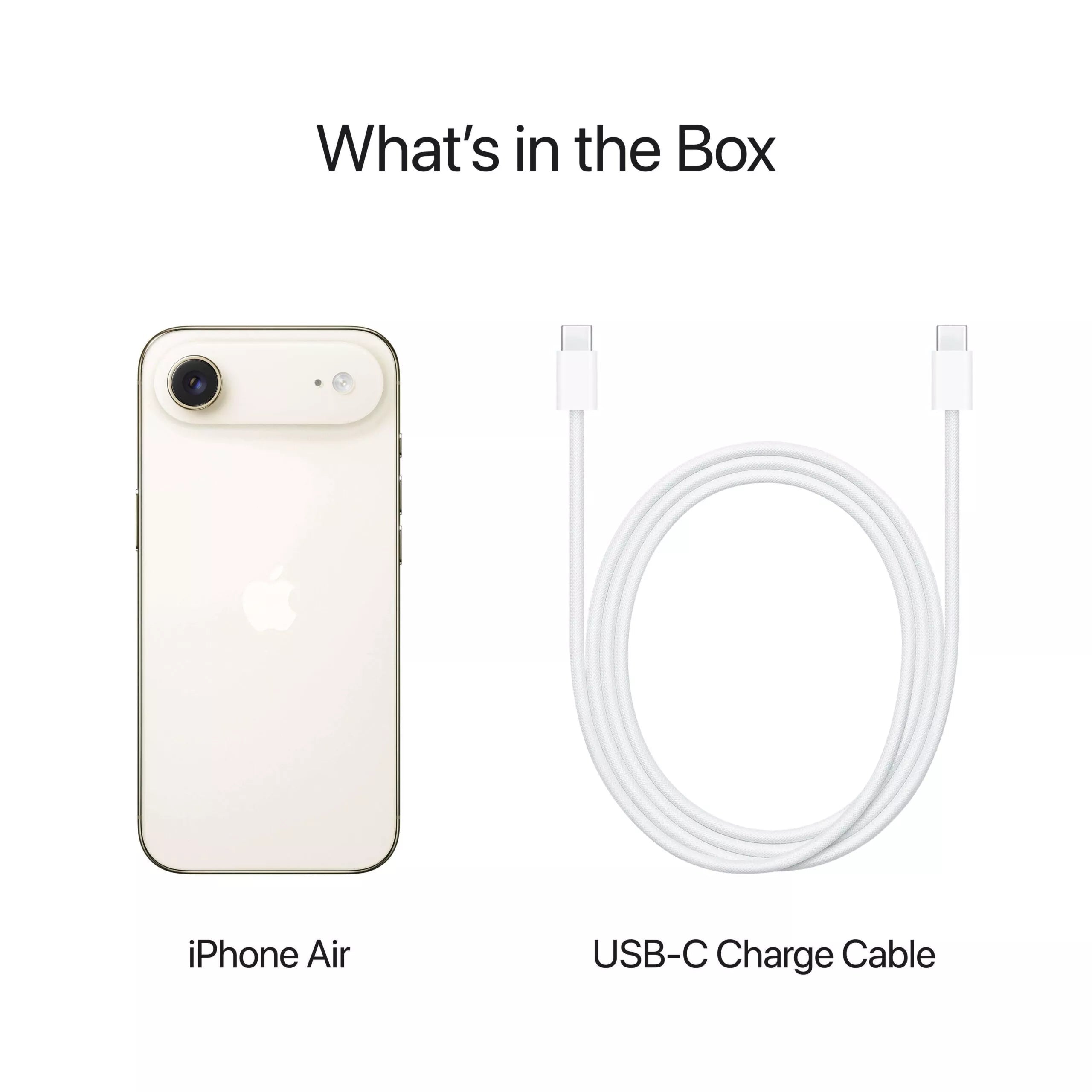 Apple iPhone Air - 1TB / Light Gold / 5G / 6.5"IT CareApple iPhone