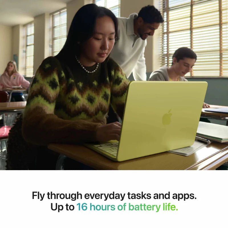 Apple MacBook Neo - 13.0" / A18 Pro / 6 - Core CPU / 5 - Core GPU / 16 - Core Neural Engine / 8GB RAM / 512GB SSD / Arabic Keyboard Without Touch ID / Citrus / 1YWIT CareApple Macbook Neo