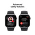 Apple Watch Series 11 - LTPO OLED / 64GB / 42mm / Bluetooth / Wi - Fi / Medium/Large / Space Grey Aluminum Case With Black Sport BandIT CareApple Watches