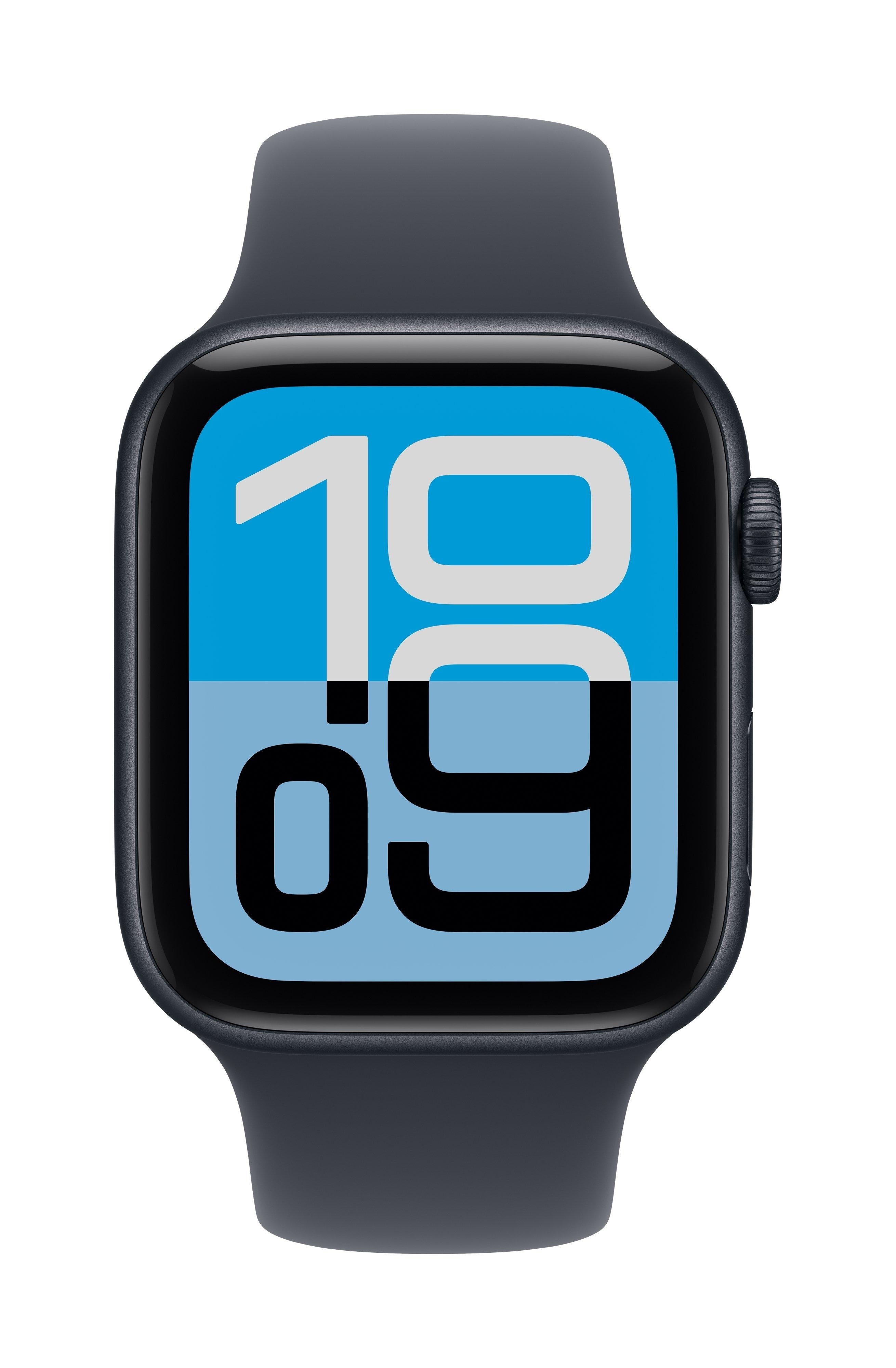 Apple Watch Series SE 3 - OLED / 64GB / 44mm / Bluetooth / Wi - Fi / Small/Medium / Midnight Aluminium Case With Midnight Sports BandIT CareApple Watches