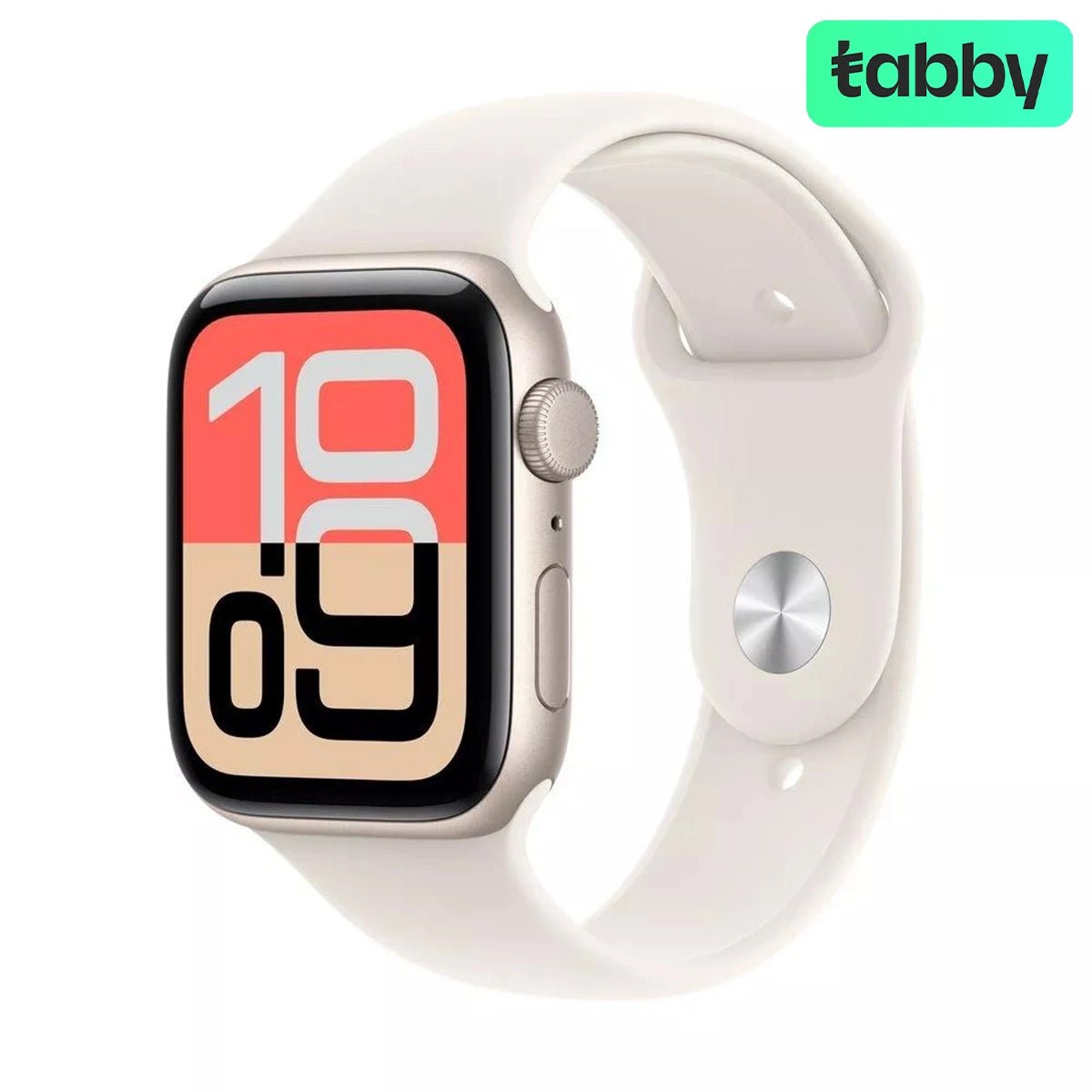 Apple Watch SE 3 44mm Starlight Aluminium Case Starlight Sport Band WiFi | IT Care Kuwait