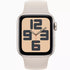 Apple Watch Series SE 3 - OLED / 64GB / 44mm / Bluetooth / Wi - Fi / Small/Medium / Starlight Aluminium Case with Starlight Sport BandIT CareApple Watches