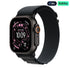 Apple Watch Ultra 3 - LTPO OLED / 64GB / 49mm / Bluetooth / Wi-Fi / Cellular / Medium / Black Titanium Case with Black Alpine Loop