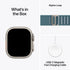 Apple Watch Ultra 3 - LTPO OLED / 64GB / 49mm / Bluetooth / Wi - Fi / Cellular / Medium / Natural Titanium Case with Light Blue Alpine LoopIT CareApple Watches