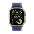 Apple Watch Ultra 3 - LTPO OLED / 64GB / 49mm / Bluetooth / Wi - Fi / Cellular / Medium/Large / Natural Titanium Case with Blue/Bright Blue Trail LoopIT CareApple Watches