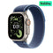 Apple Watch Ultra 3 - LTPO OLED / 64GB / 49mm / Bluetooth / Wi - Fi / Cellular / Medium/Large / Natural Titanium Case with Blue/Bright Blue Trail LoopIT CareApple Watches