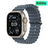 Apple Watch Ultra 3 49mm Natural Titanium Case Anchor Blue Ocean Band WiFi Cellular | IT Care Kuwait