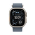 Apple Watch Ultra 3 - LTPO OLED / 64GB / 49mm / Bluetooth / Wi - Fi / Cellular / Natural Titanium Case with Anchor Blue Ocean BandIT CareApple Watches