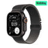 Apple Watch Ultra 3 - LTPO OLED / 64GB / 49mm / Bluetooth / Wi - Fi / Cellular / Small / Black Titanium Case with Black Milanese LoopIT CareApple Watches