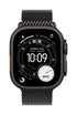 Apple Watch Ultra 3 - LTPO OLED / 64GB / 49mm / Bluetooth / Wi - Fi / Cellular / Small / Black Titanium Case with Black Milanese LoopIT CareApple Watches