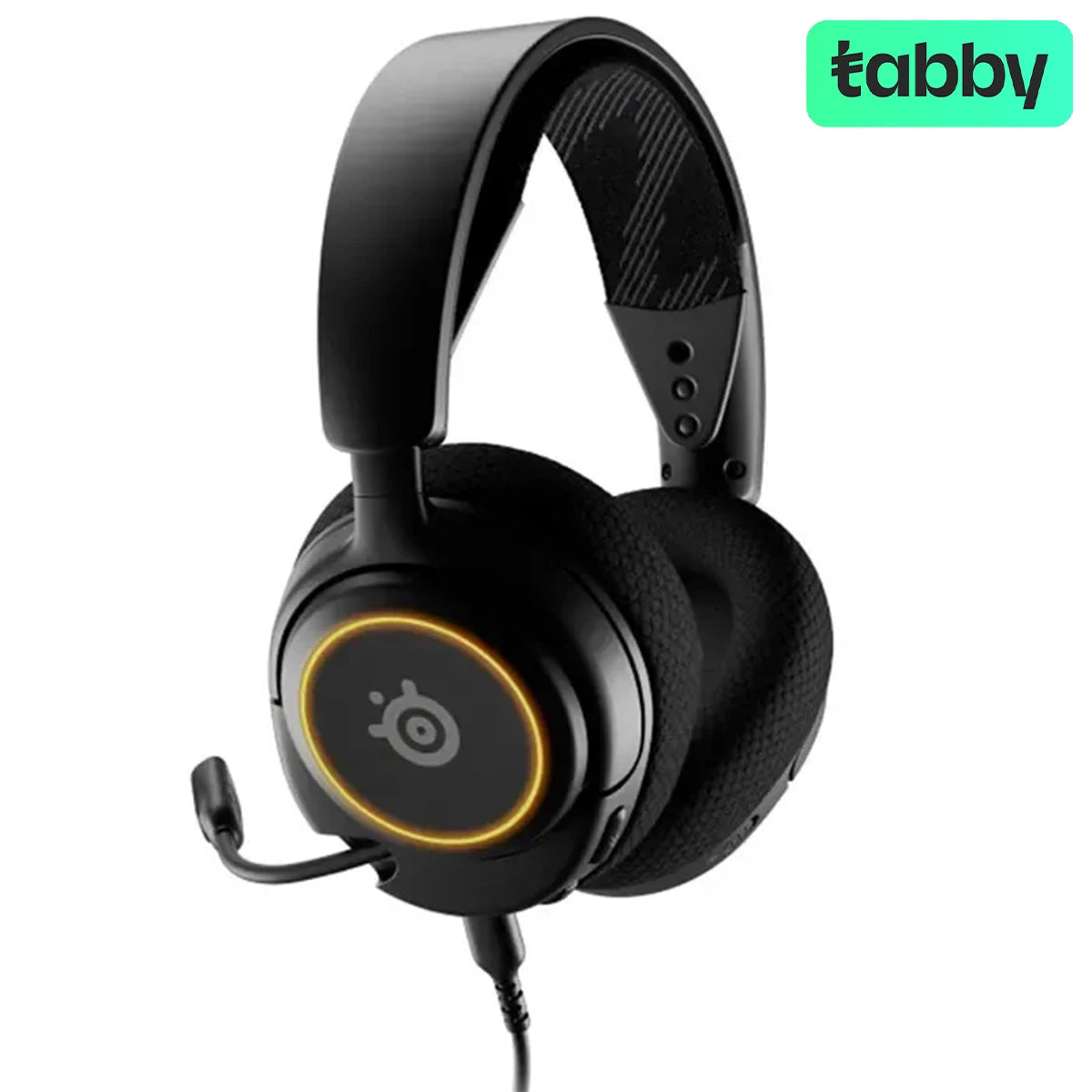 SteelSeries Arctis Nova 3 Wired RGB Gaming Headset, for PC, Playstation & Xbox - Black