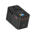 Powerology GaN 75W Universal Charger with Real-Time Power Display - Black