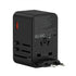 Powerology GaN 75W Universal Charger with Real-Time Power Display - Black