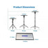 Foldable &#038; Adjustable Tripod Stand for Laptop/Projector with Built-in Mobile Holder