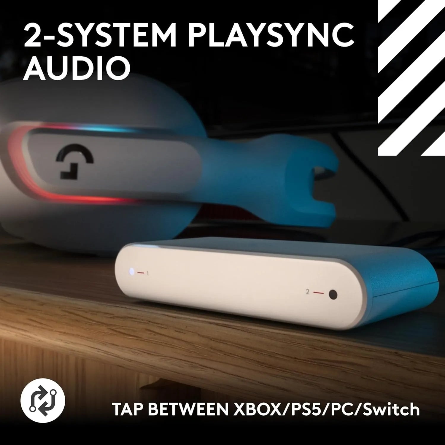 ASTRO A20 X LIGHTSPEED Wireless Headset with PLAYSYNC Audio - WhiteIT CareGaming Headset