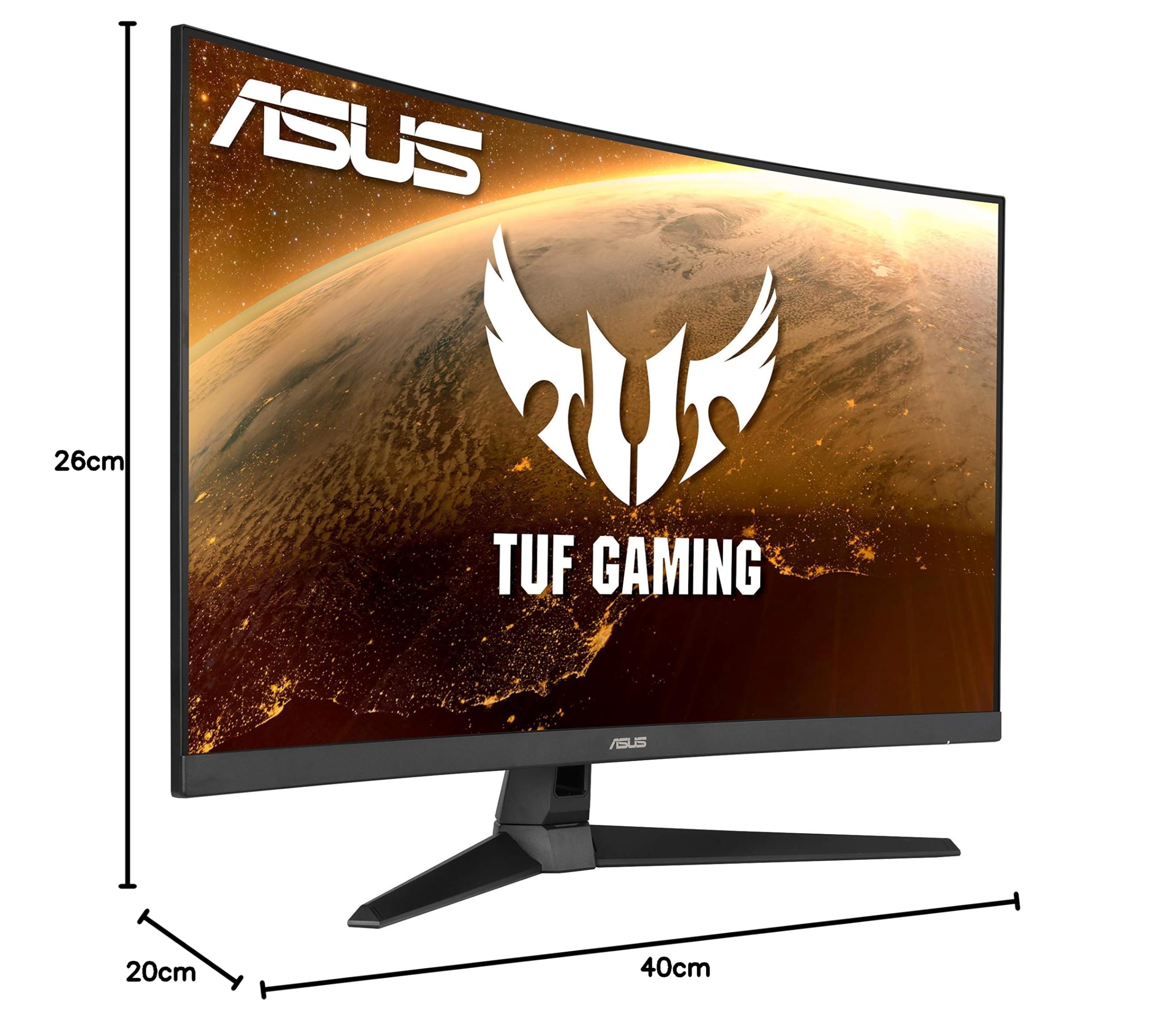 ASUS VG328H1B TUF Curved Gaming Monitor - 32" FHD / 1ms / 165Hz / HDMI 2.0 / VGA / Adaptive - Sync / 3YWIT CareMonitor