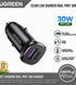 UGREEN EC305 30W 2-Port Fast Car Charger - Space Grey