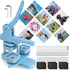 Badge Making Machine Kit - Square/ 50mm/ Fridge Magnet Press with 100 - Piece SuppliesIT CareBadge Machine