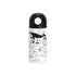 BestSub 12oz/360ml Sublimation Kids Stainless Steel Water Bottle with Plastic Straw & Black Cap - WhiteIT CareBottles