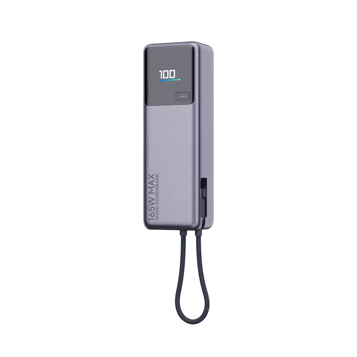 Xiaomi Power Bank with Integrated Cable - 165W / 10,000mAh / Gray