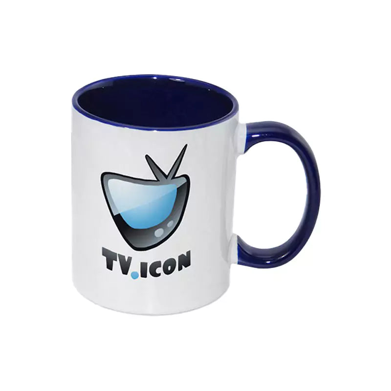 BestSub 11oz Inner/Handle Color Sublimation Mug - Blue