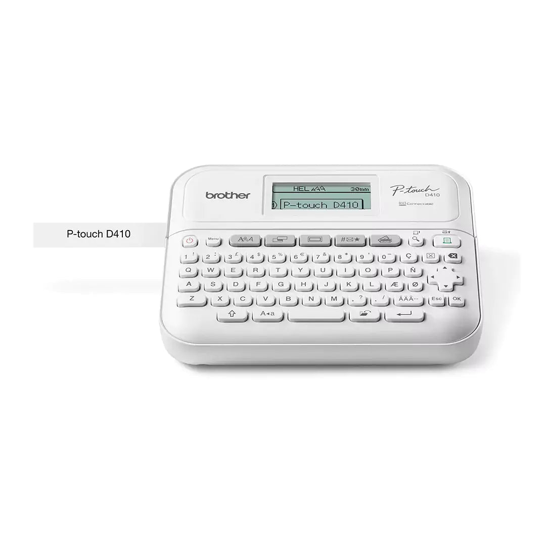 Brother PT - D410 Desktop PC - Connectable Label PrinterIT CareLabel Printers