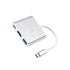 Hoco HB14 Easy-Use Type-C Adapter - Type-C To USB 3.0 + Hdmi + PD - White