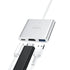 Hoco HB14 Easy-Use Type-C Adapter - Type-C To USB 3.0 + Hdmi + PD - White